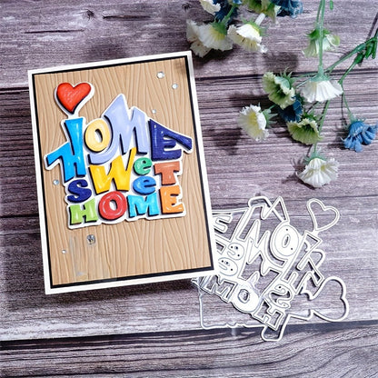 Alphabet House Metal Cutting Dies