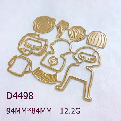 Beach Couple Metal Cutting Dies