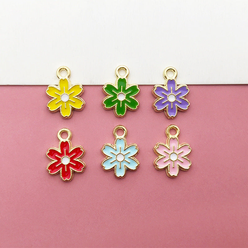 10Pcs Daisy Flower DIY Handmade Jewelry Pendants