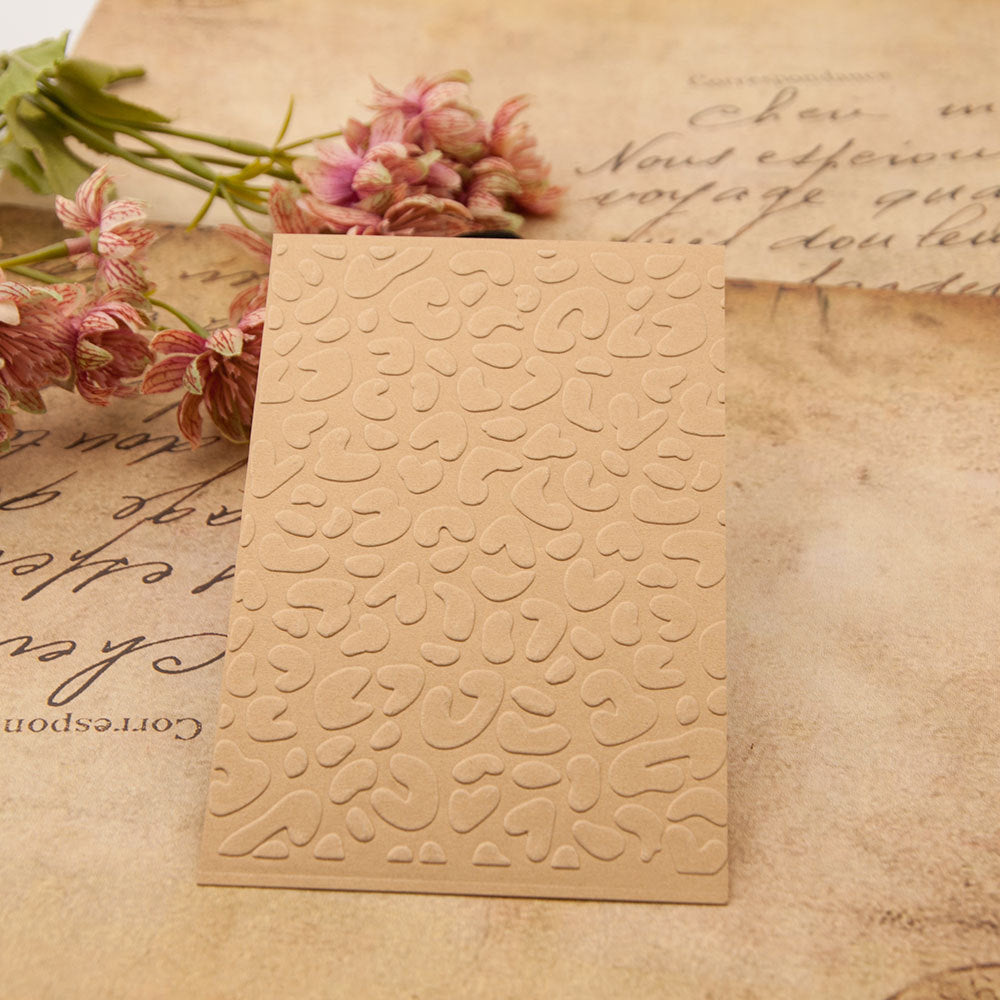Heart Pattern Plastic Embossing Folder