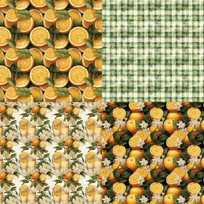 24PCS 6" Sunny Pulp Scrapbook Paper & Cardstock