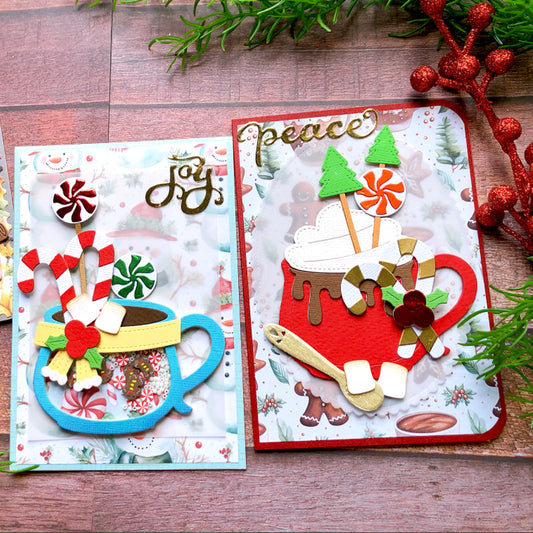Christmas Drinks Metal Cutting Dies