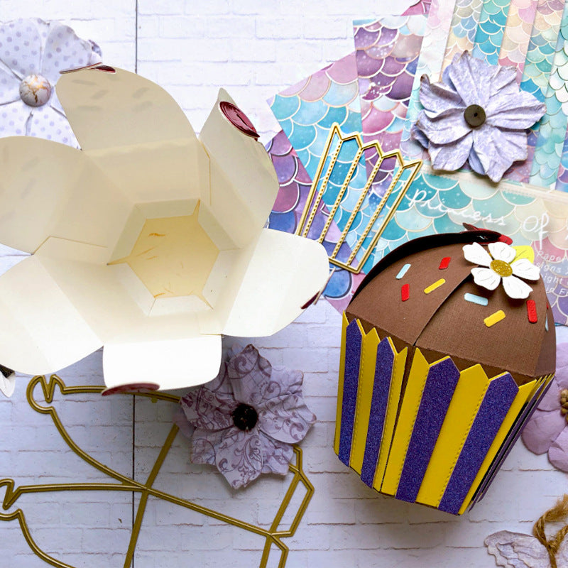 Cupcake Box Metal Cutting Dies