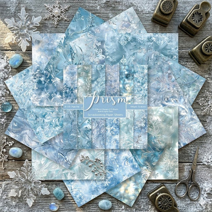24PCS 6" Prism Scrapbook Paper & Cardstock