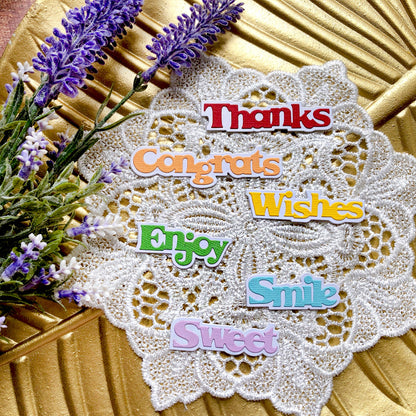 Blessing Words Metal Cutting Dies