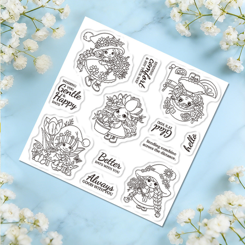 Flower Fairy Clear Stamps