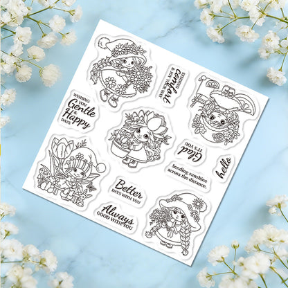 Flower Fairy Clear Stamps