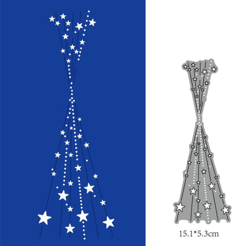 Star Polka Dot Curtains Metal Cutting Dies