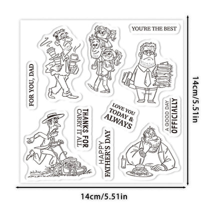 Busy Dad Dies & Stamps Set