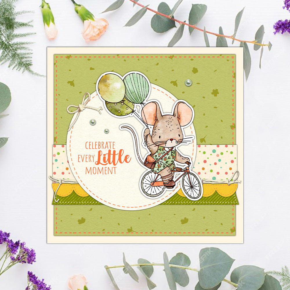 Cute Animals Dies & Stamps Set