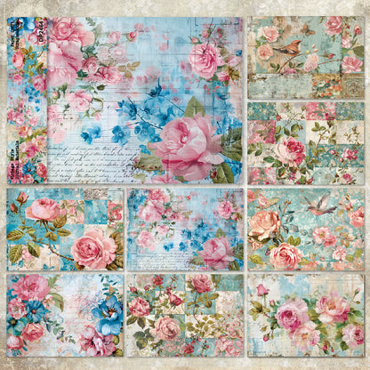 A5 Flowers Journal Scrapbook Paper