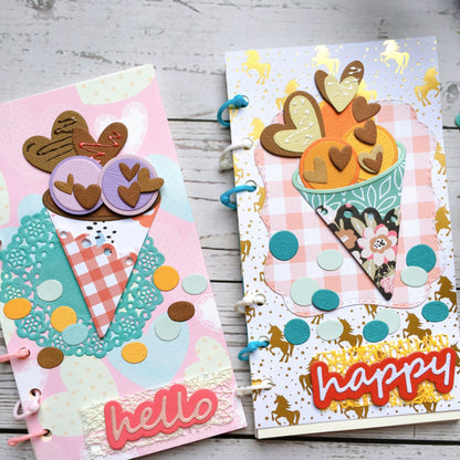 Love Ice Cream Metal Cutting Dies
