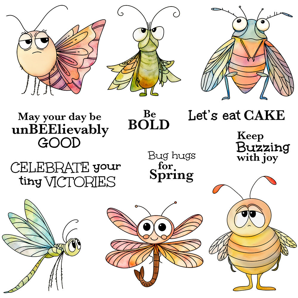 Flying Insects Clear Stamps
