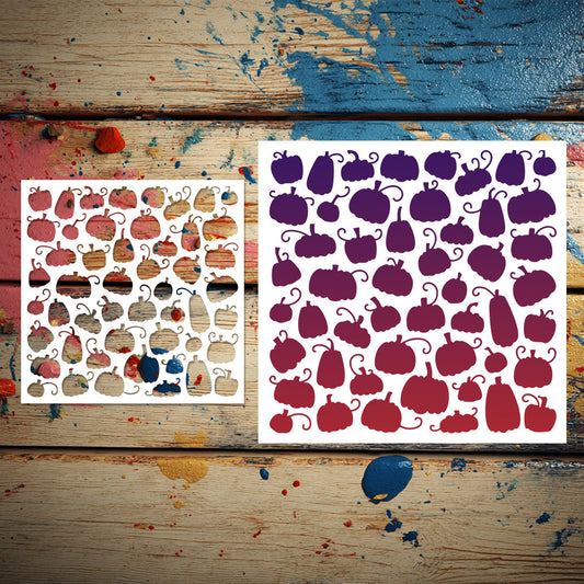 Pumpkin Pattern DIY Painting Hollow Stencil