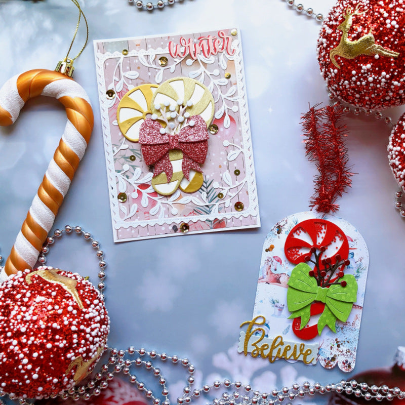 Christmas Candy Cane Metal Cutting Dies