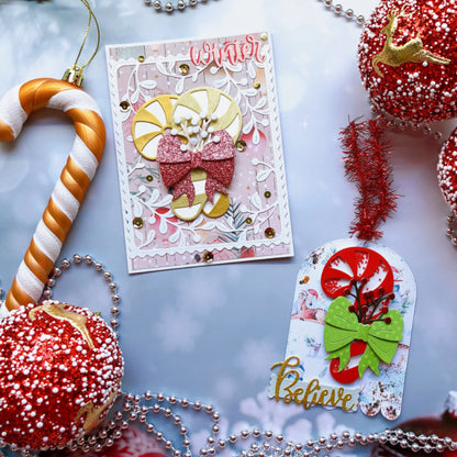 Christmas Candy Cane Metal Cutting Dies