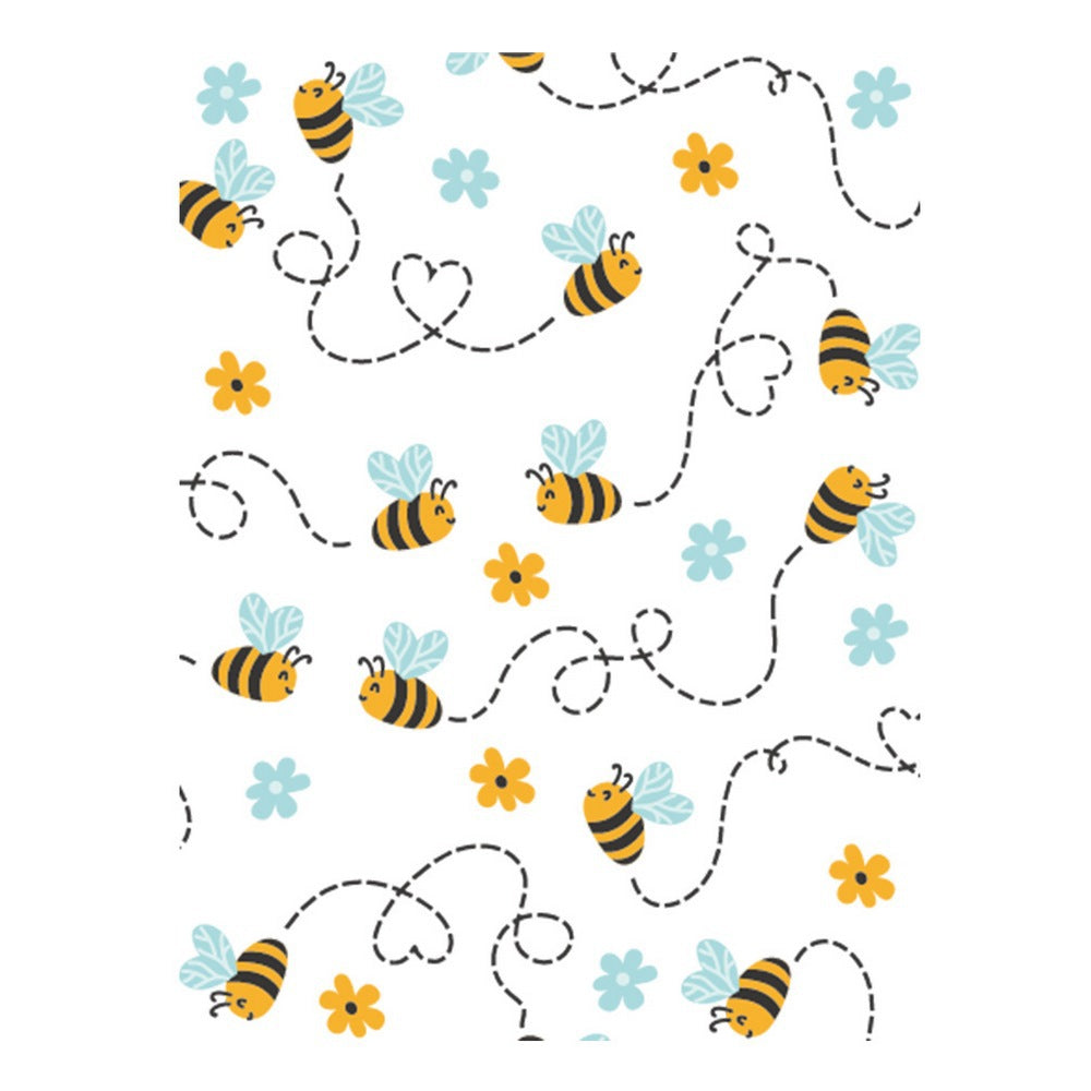 4 PCS Flying Bees Pattern DIY Painting Hollow Stencil
