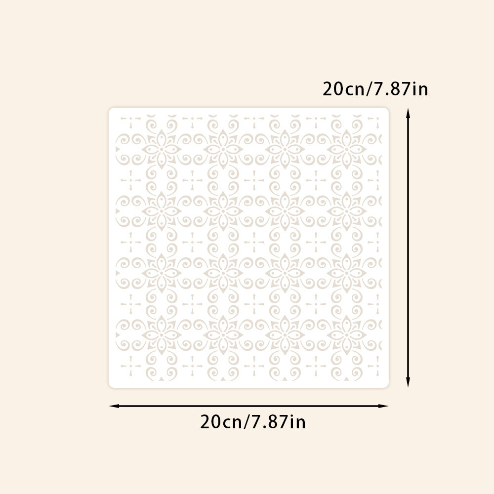 1 PC Decorative DIY Painting Hollow Stencil