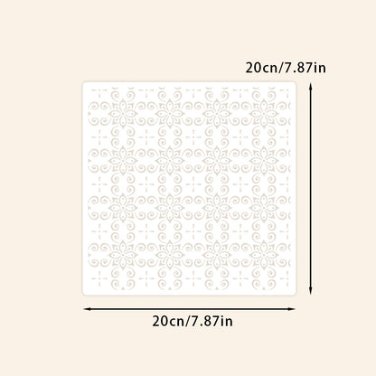 1 PC Decorative DIY Painting Hollow Stencil