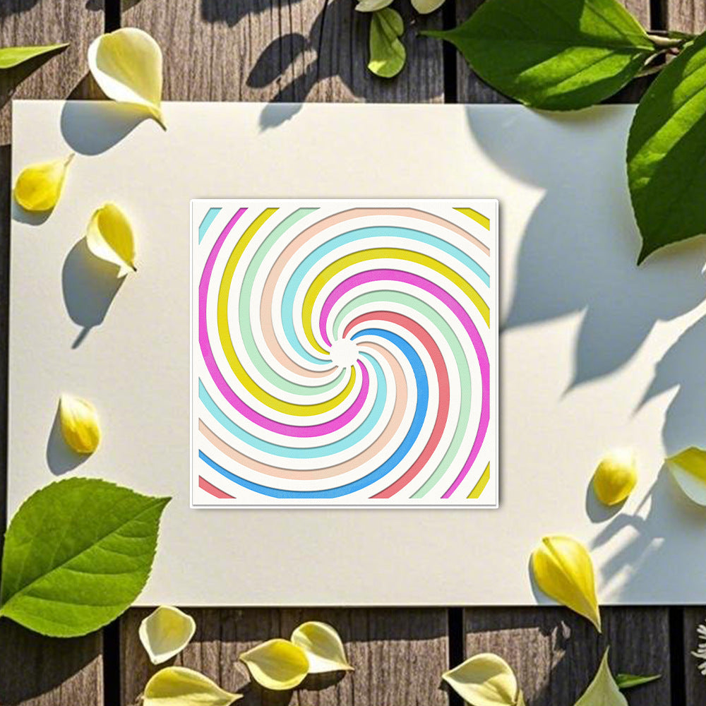 Decorative Rotating Background Frame Cutting Dies