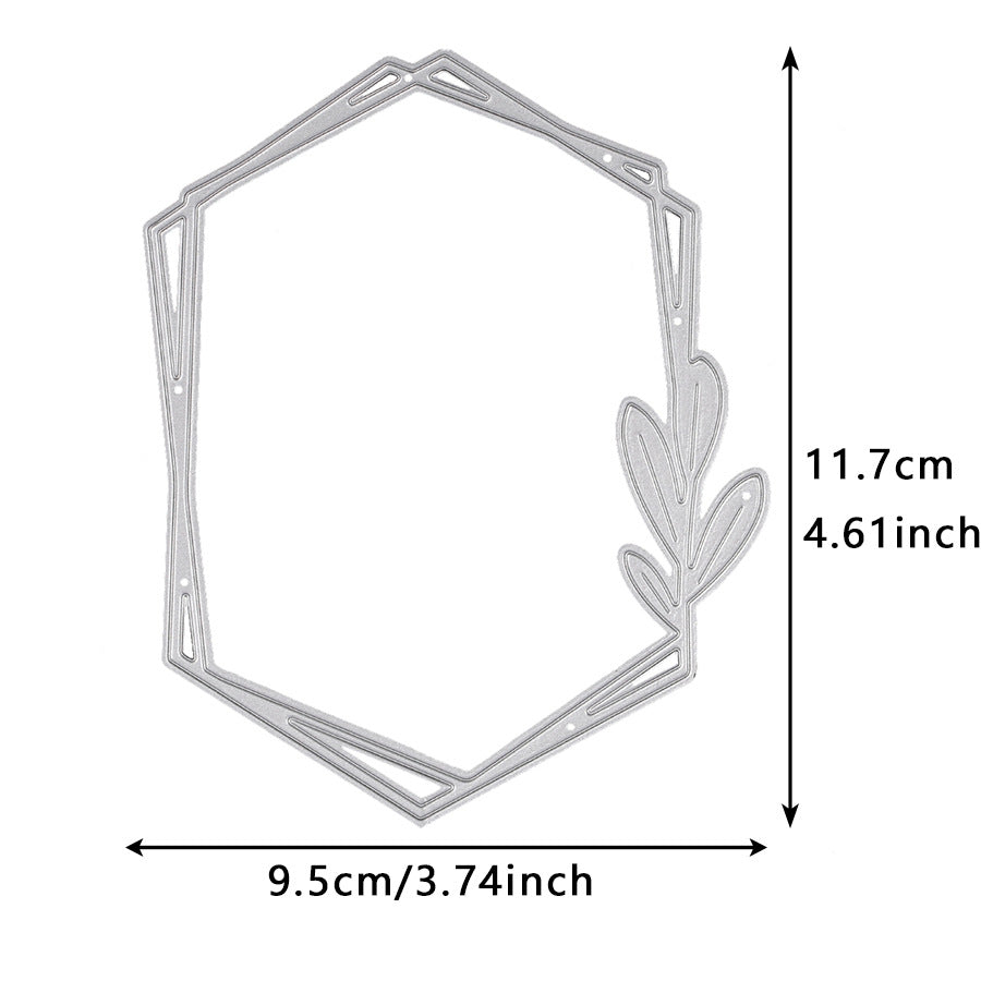 Rhombus Background Frame Cutting Dies