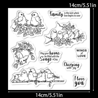 Birds On The Branch Dies & Stamps Set