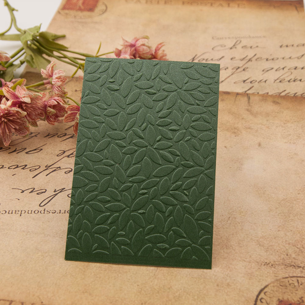 Leaves Pattern Plastic Embossing Folder