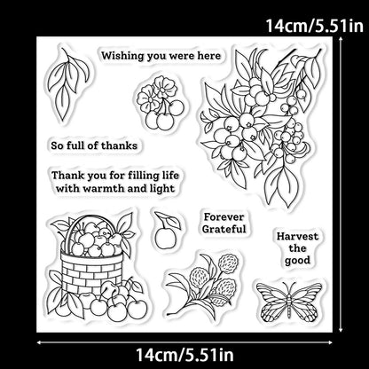 Harvest Season Dies & Stamps Set