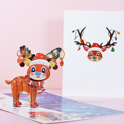 3D Creative Christmas Series Pop-Up Greeting Card