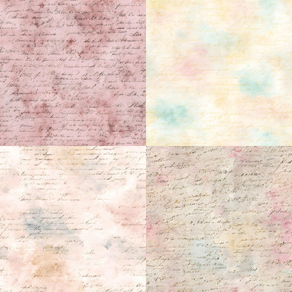 24PCS 6" Diary Scrapbook Paper & Cardstock