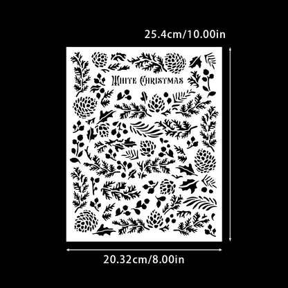 Pine Cone Pattern DIY Painting Hollow Stencil