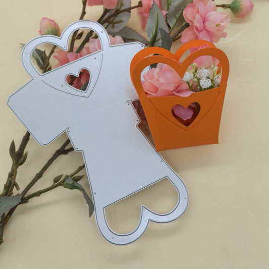 Love Hand Basket Metal Cutting Dies