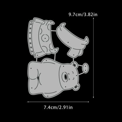Christmas Bear Metal Cutting Dies