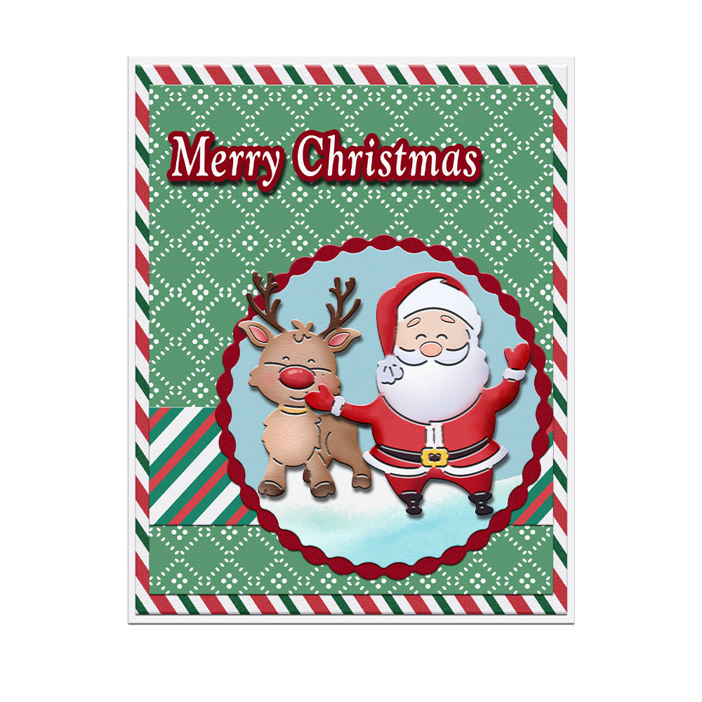 Santa Claus Deer Metal Cutting Dies