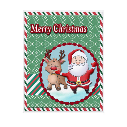 Santa Claus Deer Metal Cutting Dies