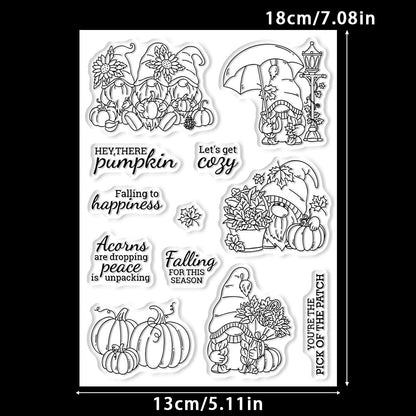 Pumpkin Gnome Dies & Stamps Set
