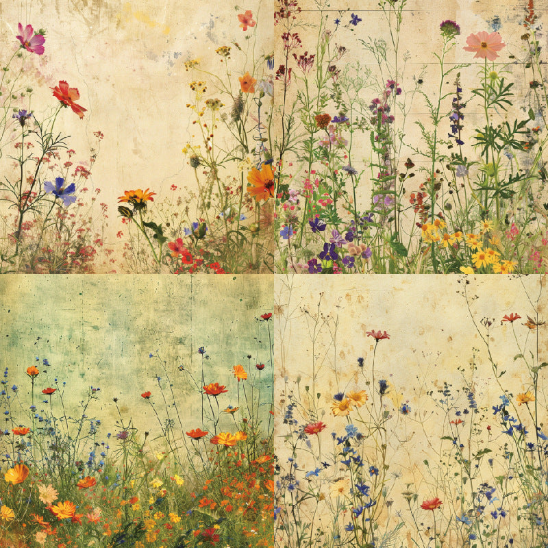 24PCS 6" Forage Scrapbook Paper & Cardstock