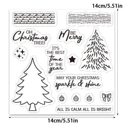 Merry Christmas Dies & Stamps Set