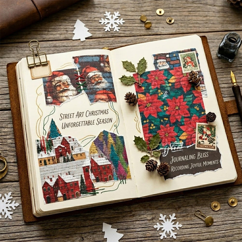 24PCS 6" Christmas Background Scrapbook Paper & Cardstock