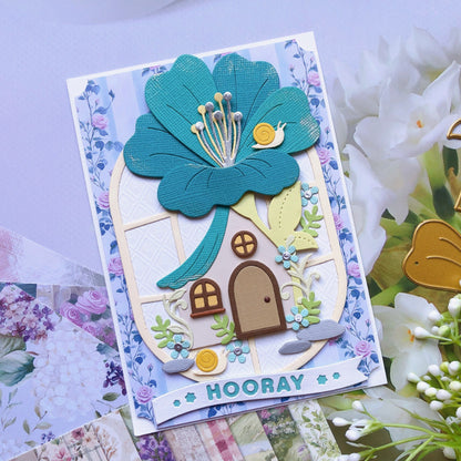 Flower House Metal Cutting Dies