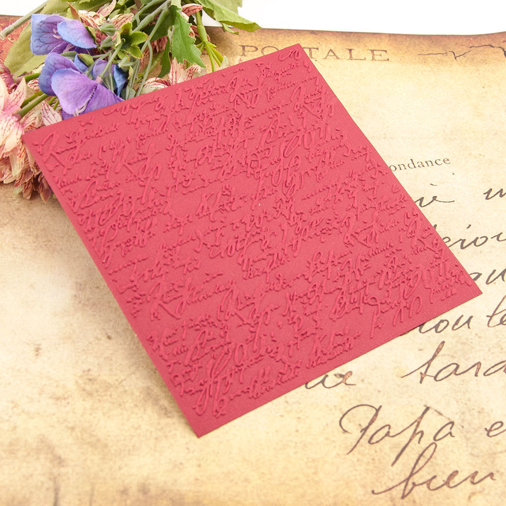 Text Design For Folder Handwritten Text Embossing Folder – Memorycraftmall