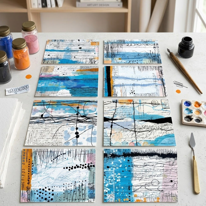 A5 Abstract Graffiti Journal Scrapbook Paper