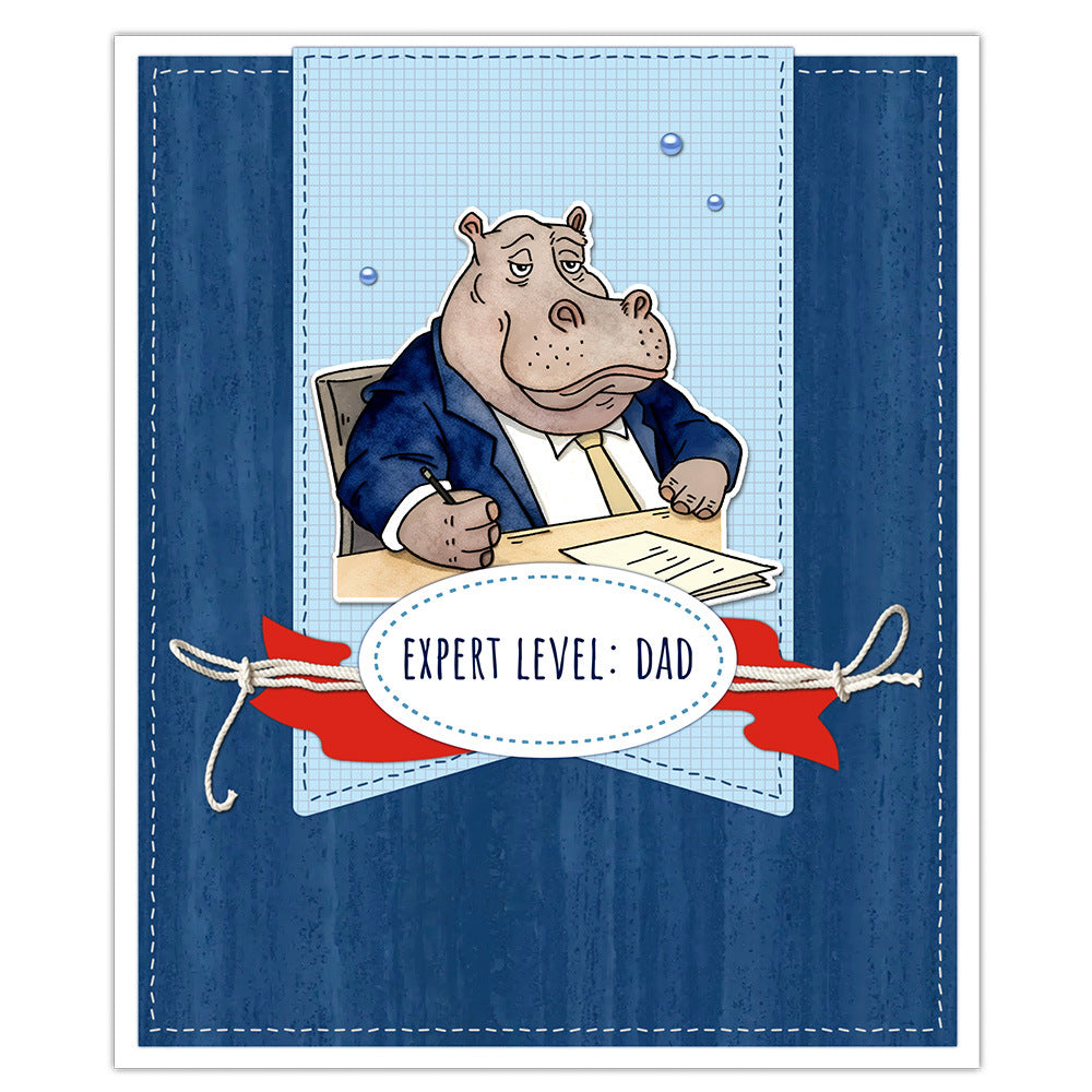 Office Animals Clear Stamps