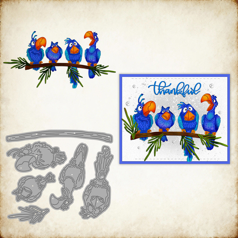 Cute Little Birds Metal Cutting Dies