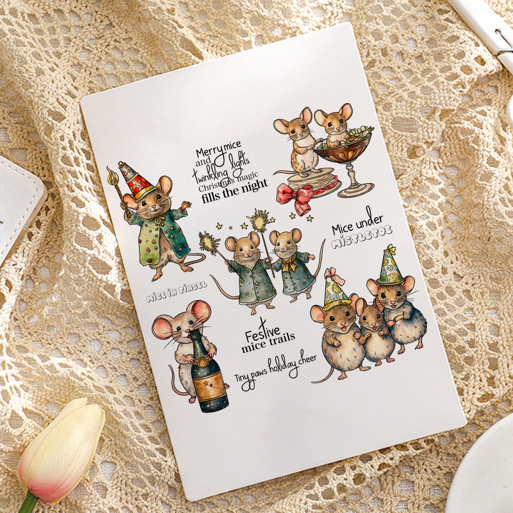 Christmas Mouse Clear Stamps