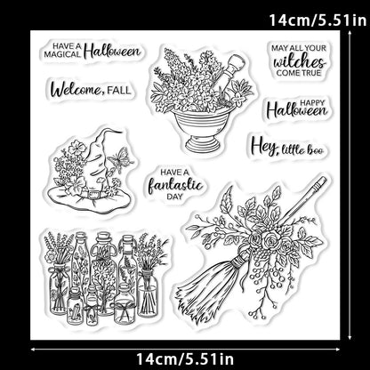 Halloween Elements Clear Stamps