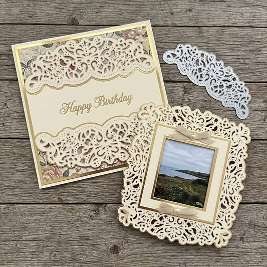 Openwork Lace Border Metal Cutting Dies