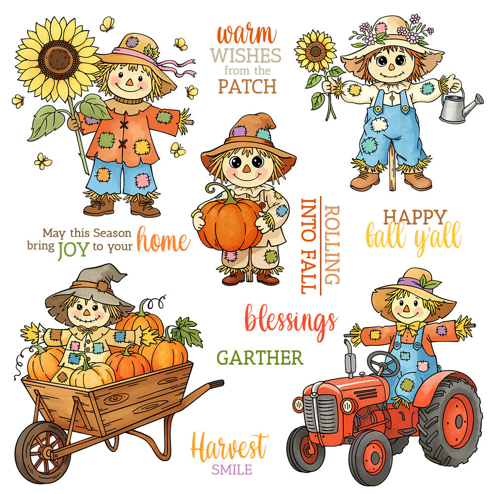 Cute Scarecrow Dies & Stamps Set
