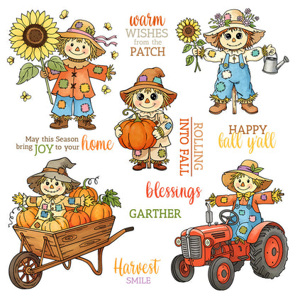 Cute Scarecrow Dies & Stamps Set