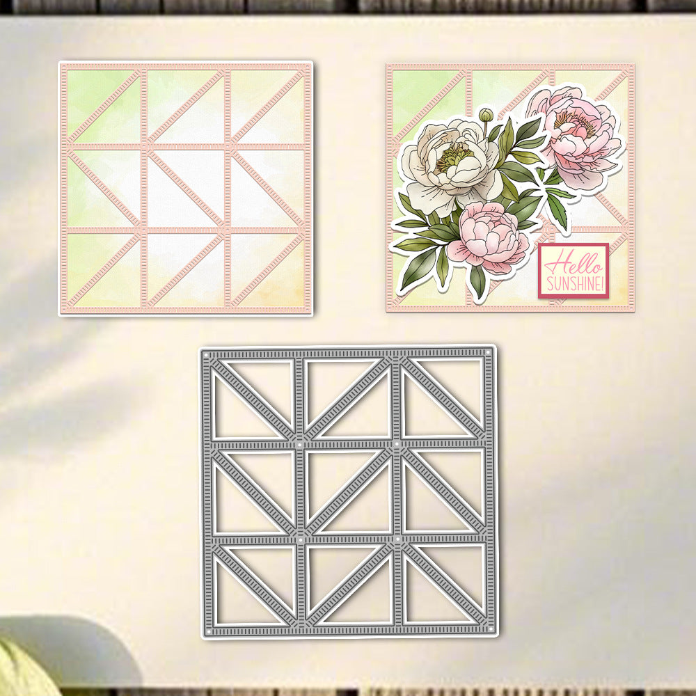 Decorative Grid Background Board Metal Cutting Dies